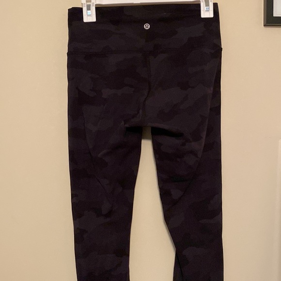 Black Camo Lululemon Leggings - Picture 2 of 3